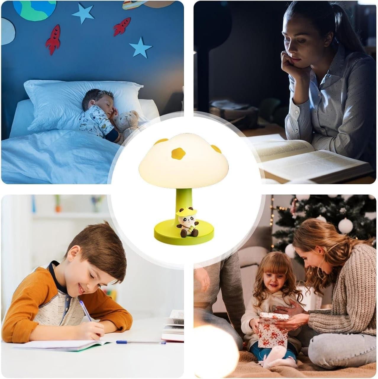 🐼 Cute Silicone Panda Night Light (1 Piece)