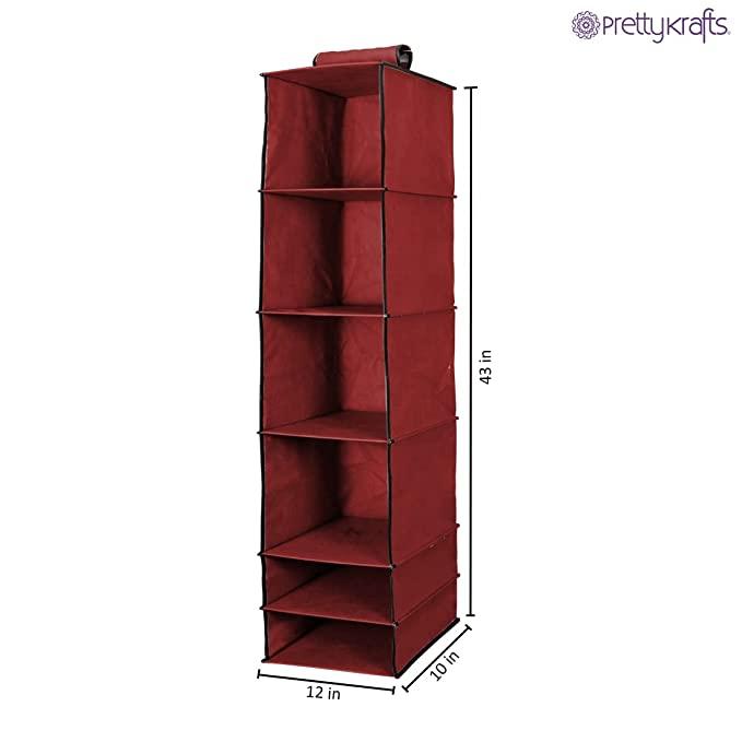 🏷️ Foldable Hanging Wardrobe Organizer (1 Piece)