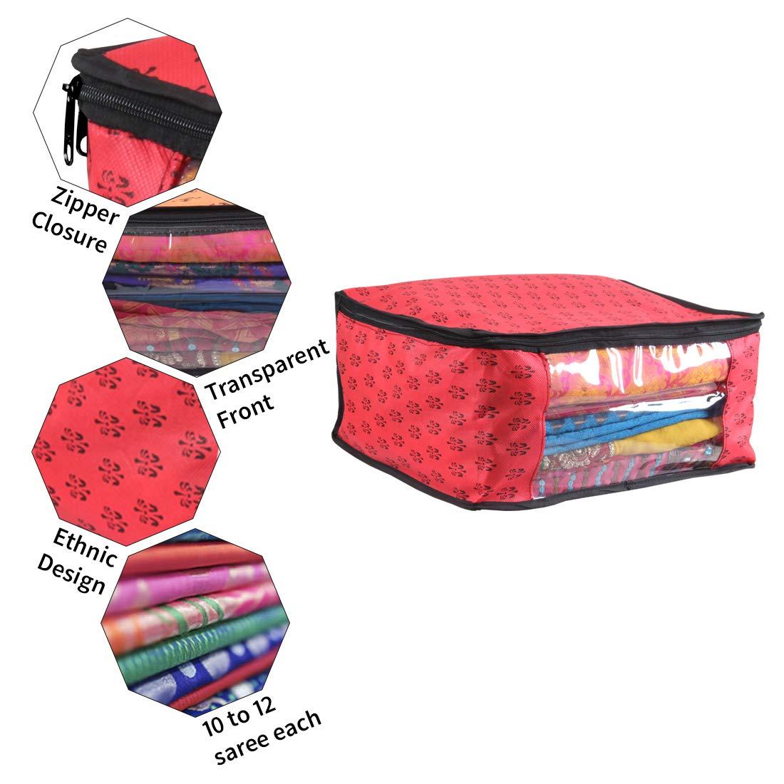 👗 3-Piece Saree Cover Set