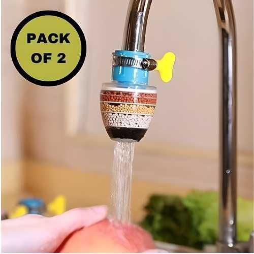 💧 Activated Carbon Faucet Water Filters (Pack of 2)