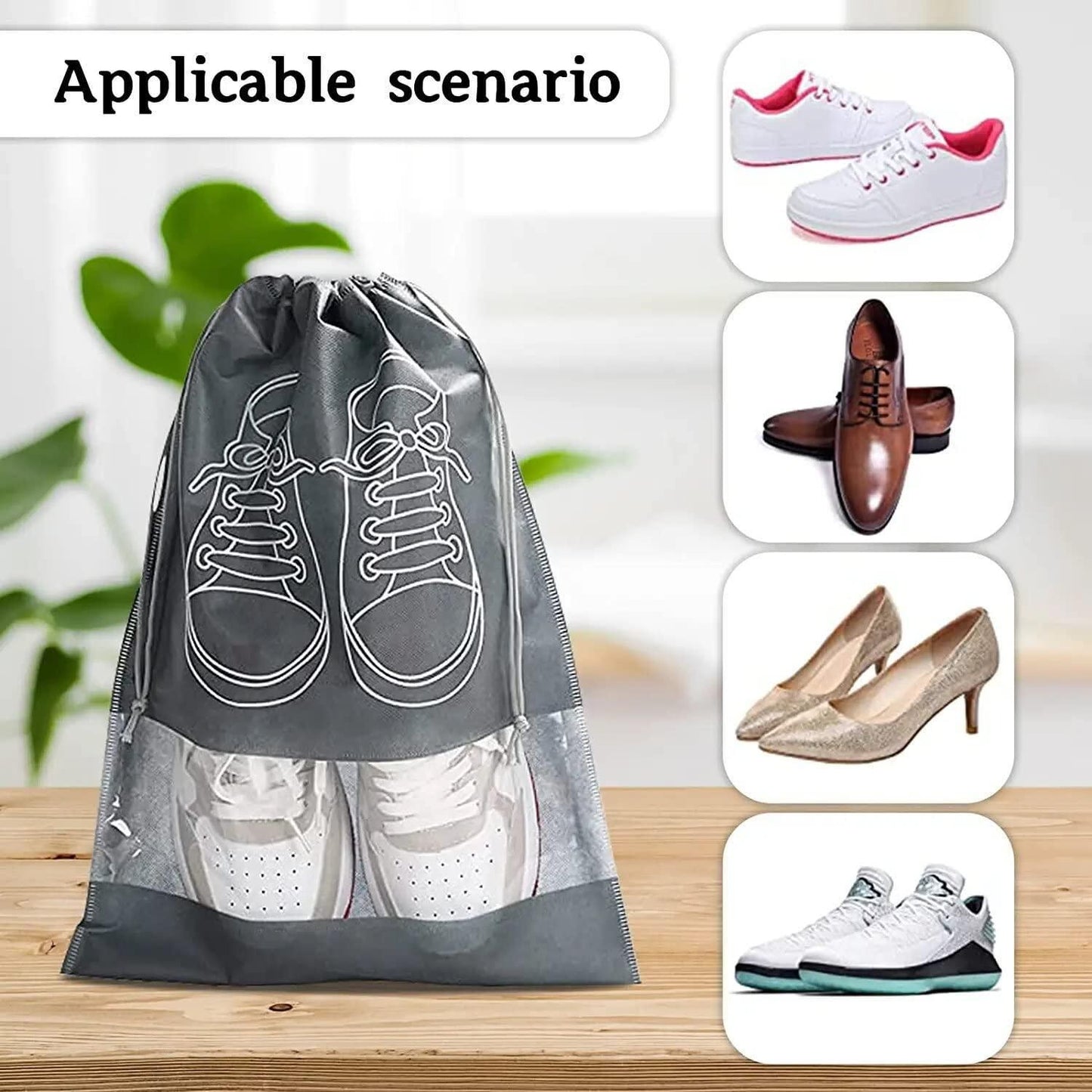 👟 Travel Shoe Organizer Bags (5 Pieces)