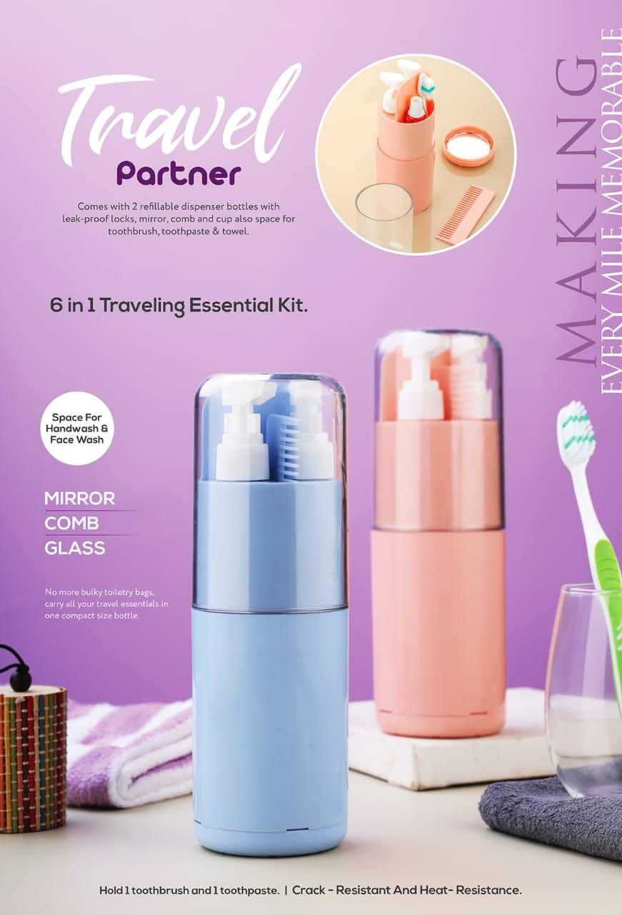 🧳 Travel Kit 6-in-1 (1 Piece)