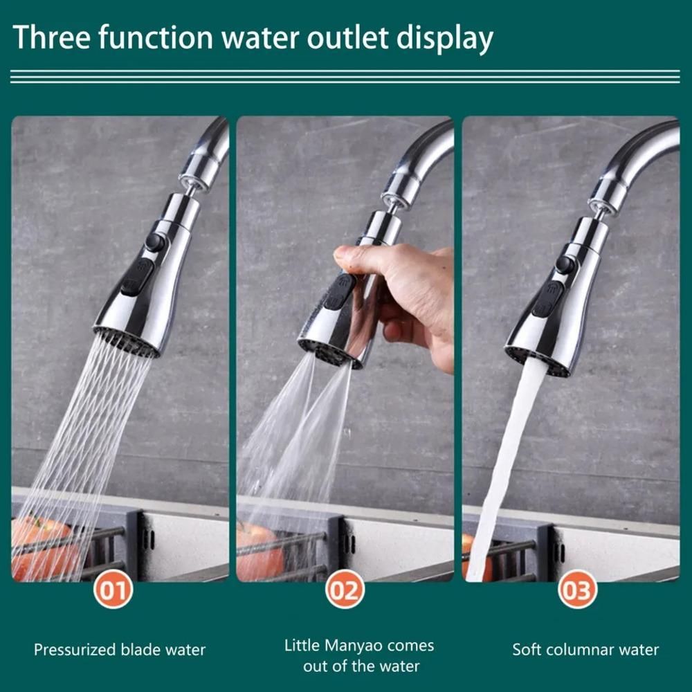 🚰 3 Modes Kitchen Sink Faucet (1 Piece)