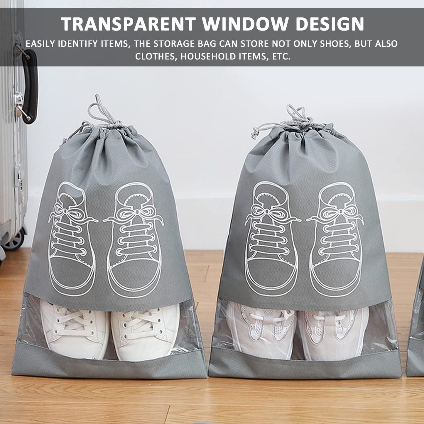 👟 Travel Shoe Organizer Bags (5 Pieces)