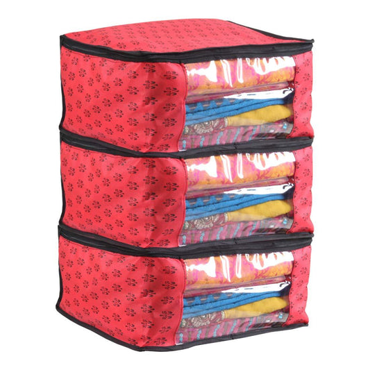 👗 3-Piece Saree Cover Set