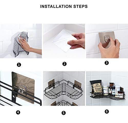 🏠 Stainless Steel Corner Shelf (1 Piece)