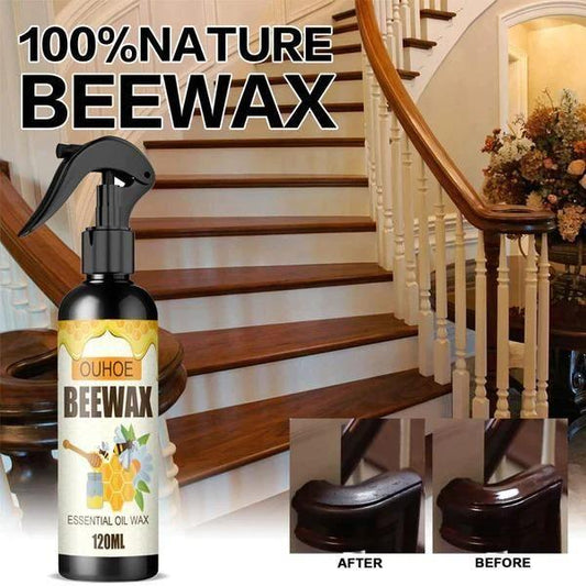 🪵 Natural Beeswax Spray Furniture Polish &amp; Cleaner (Pack of 2)