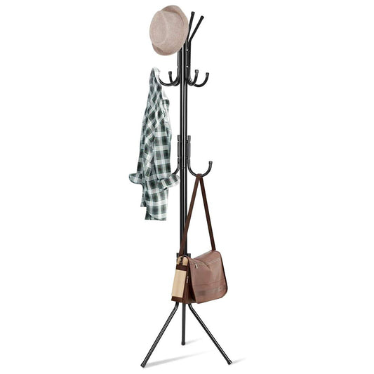 🖤 6 Hook Coat Hanger Clothes Stand