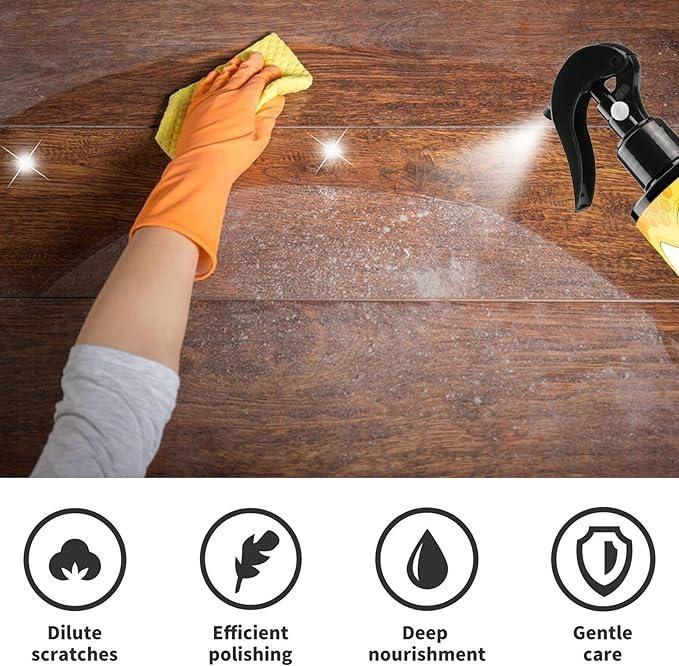 🪵 Natural Beeswax Spray Furniture Polish &amp; Cleaner (Pack of 2)
