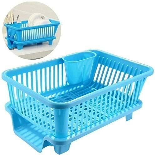 🍽️ 3-in-1 Kitchen Dish Drainer (1 Piece)
