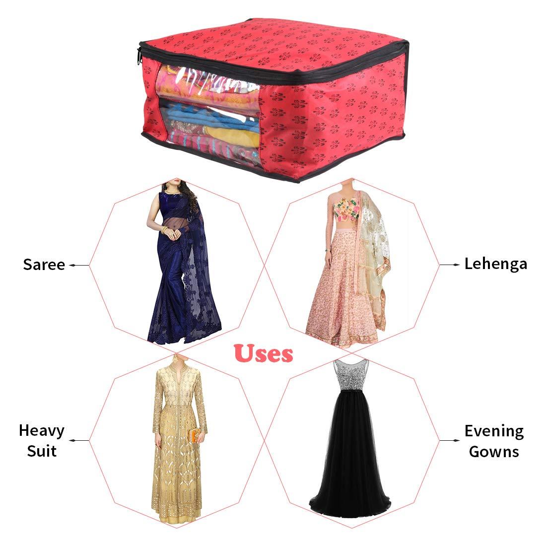 👗 3-Piece Saree Cover Set