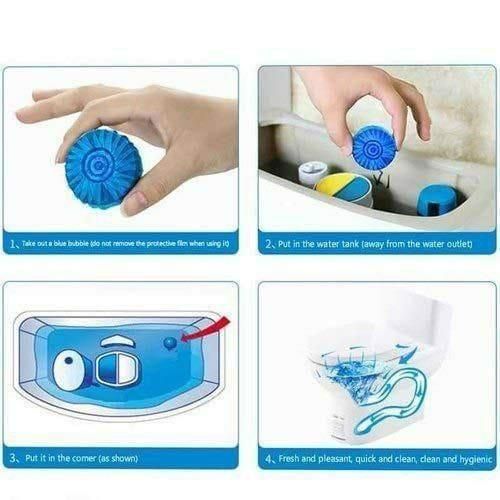 🚽 Toilet Cleaning Tablets (Pack of 10)